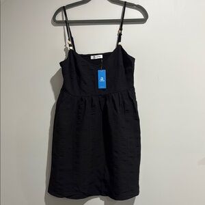 Cupshe Black Mini Dress